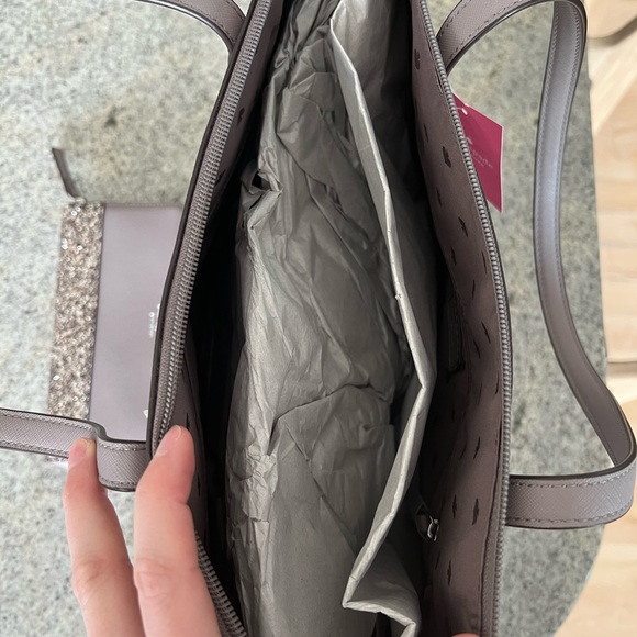 NWT Kate Spade Glitter Penny Tote + Glitter Neda Wallet - Picture 2 of 6